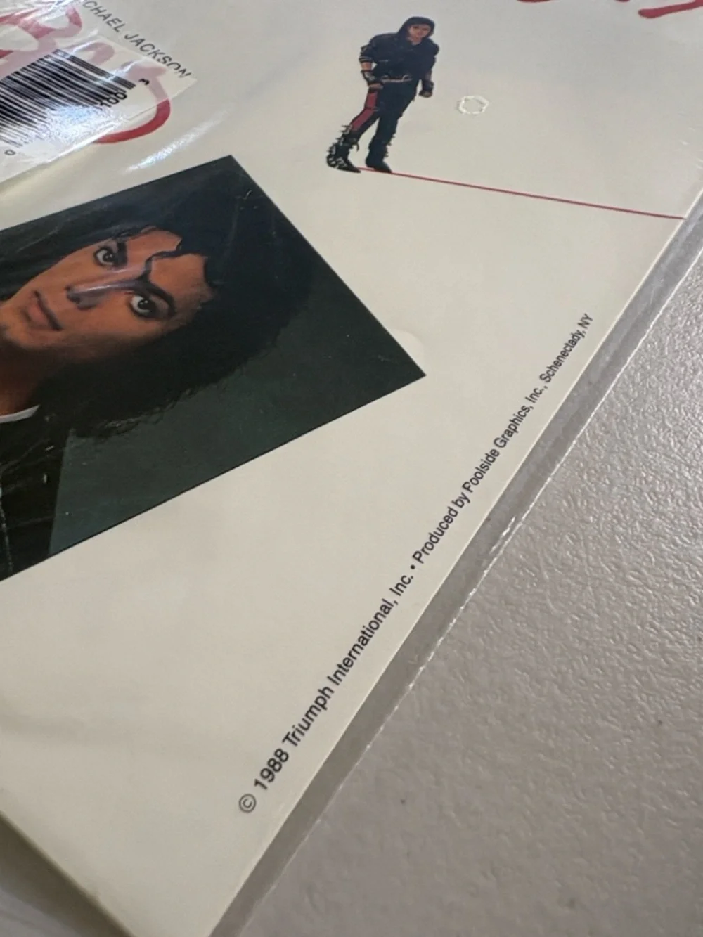 Michael Jackson BAD Wrapping Paper Gift Wrap NWT. Pop. SET of 2 RARE! Rock Wraps